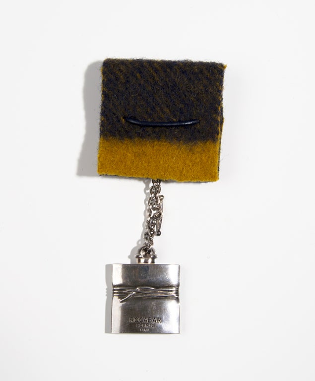 Hermes Rocabar Mini Flask Keychain Charm Pendant