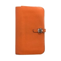 Hermes Dogon Wallet Purse in Togo Calf & Lambskin