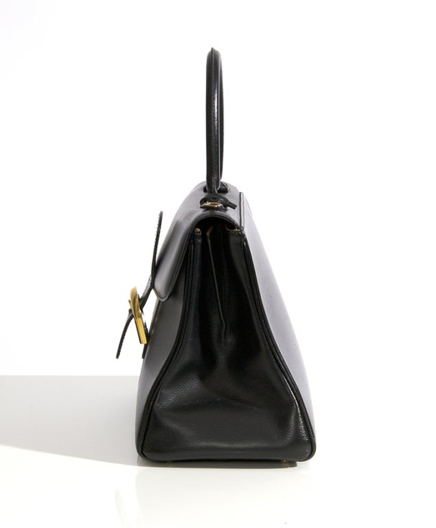 Women's Delvaux Brillant MM Black Gold