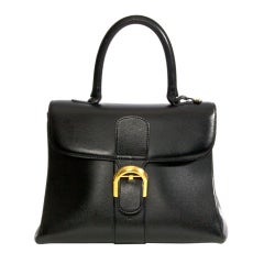 Delvaux Brillant MM Black Gold