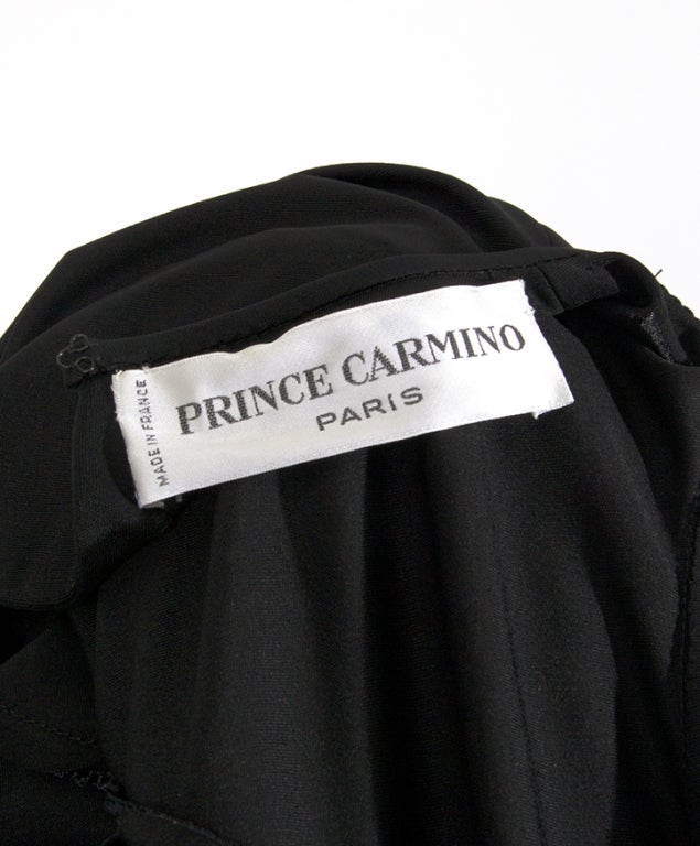 Vestido de noche Couture Prince Carmino Negro 3