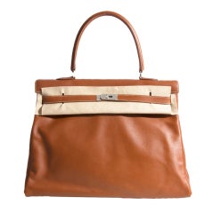 Hermès Kelly relax sac à main or 50 cm