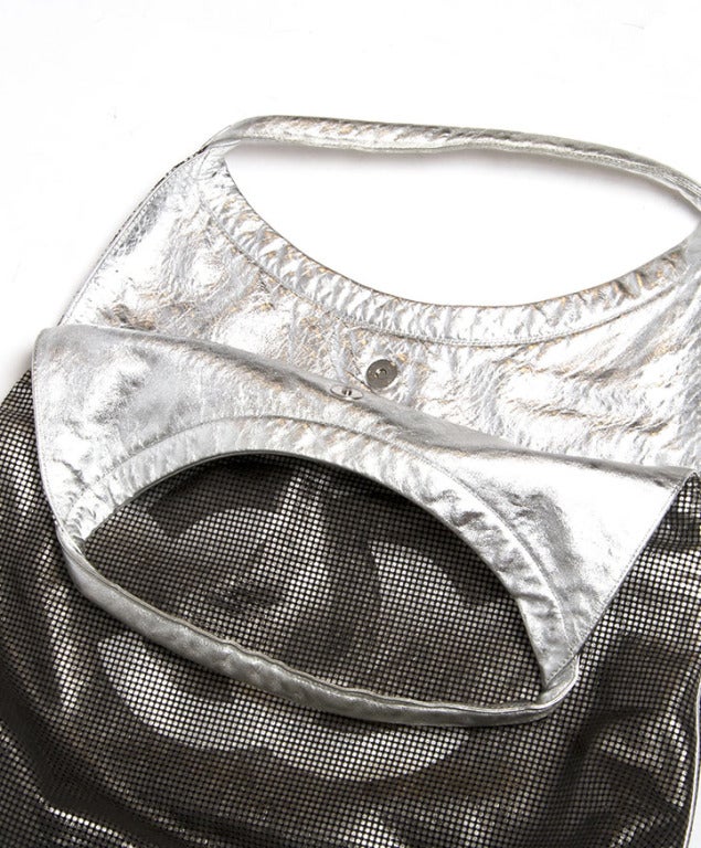 Chanel Hollywood NS Hobo in Silver 2
