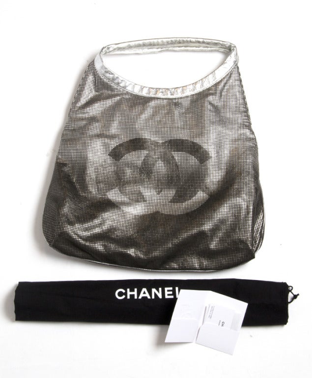 Chanel Hollywood NS Hobo in Silver 3