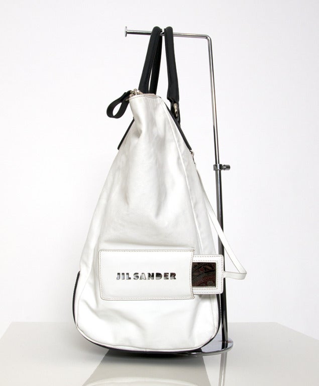 Women's Jil Sander Off-White Tote designed by Raf Simons