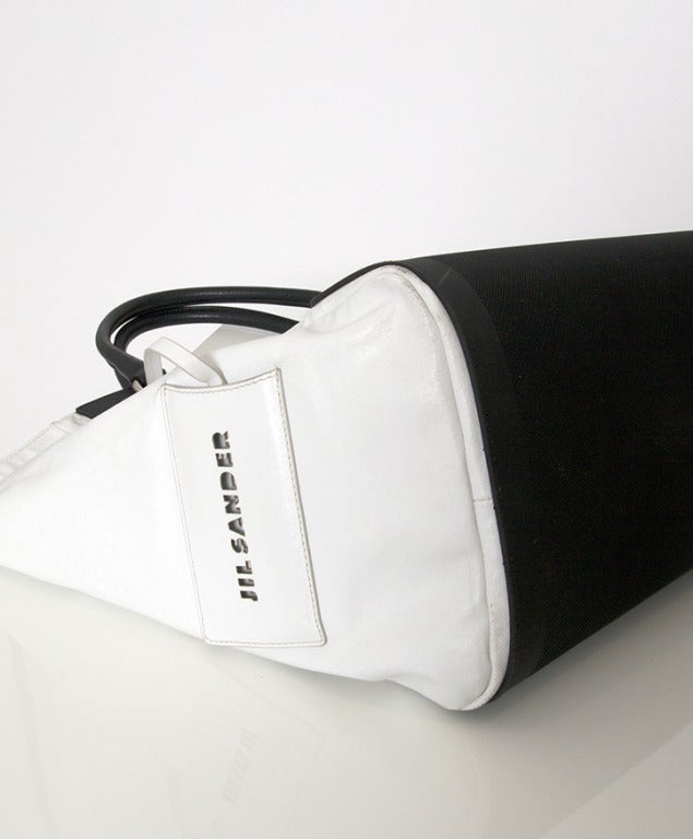 Jil Sander Off-White Tote designed by Raf Simons 2