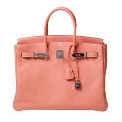 BRAND NEW Hermes Birkin Bag Crevette 35 cm