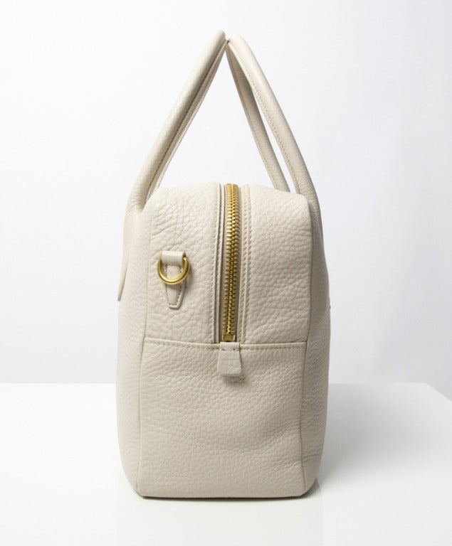 Brand New Prada Bauletto Talco Bag at 1stdibs