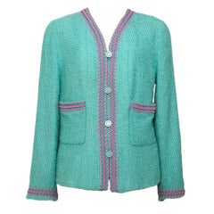 Chanel Linton Tweed Blazer Jacke