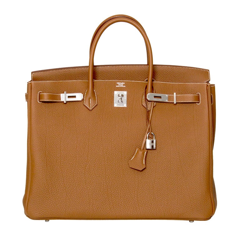 brown hermes bag