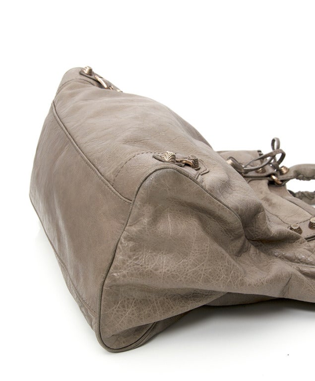 Women's Balenciaga Giant 12 Nickel Velo Bag Grey