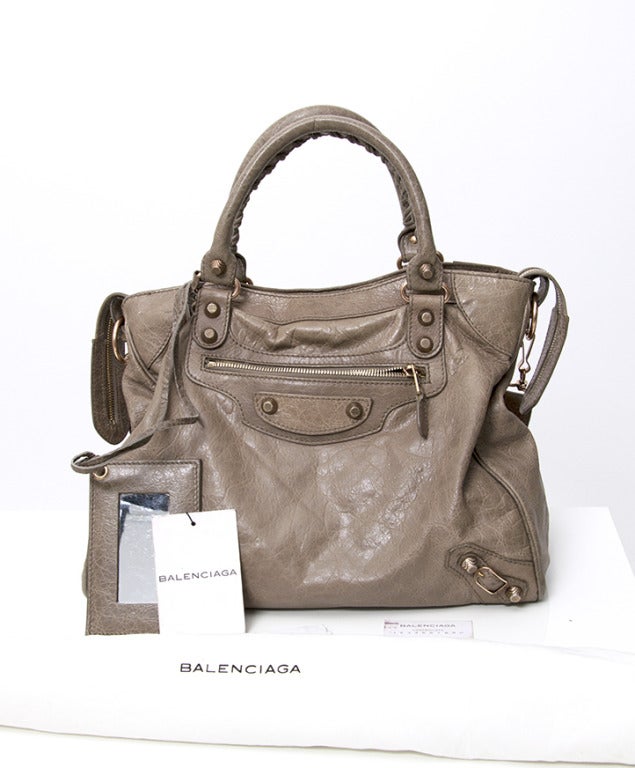 Balenciaga Giant 12 Nickel Velo Bag Grey 2
