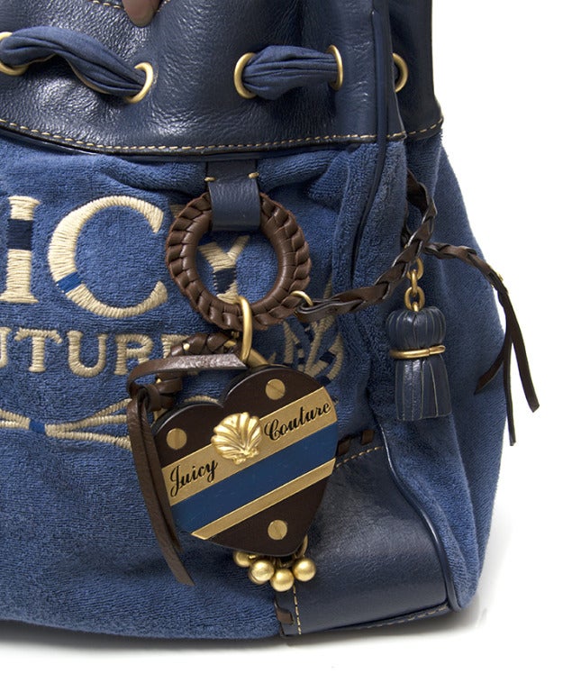 Juicy Couture Blue Bag In Excellent Condition In Antwerp, BE