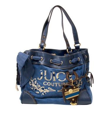 Blue juicy shop couture bag