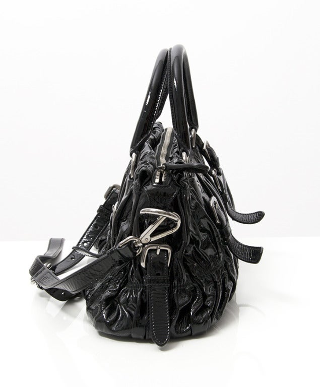 Prada Black Patent Purse In New Condition In Antwerp, BE