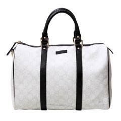 Gucci Off-white Monogram Bowling Bag