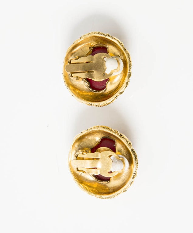 Chanel Golden Earrings 1