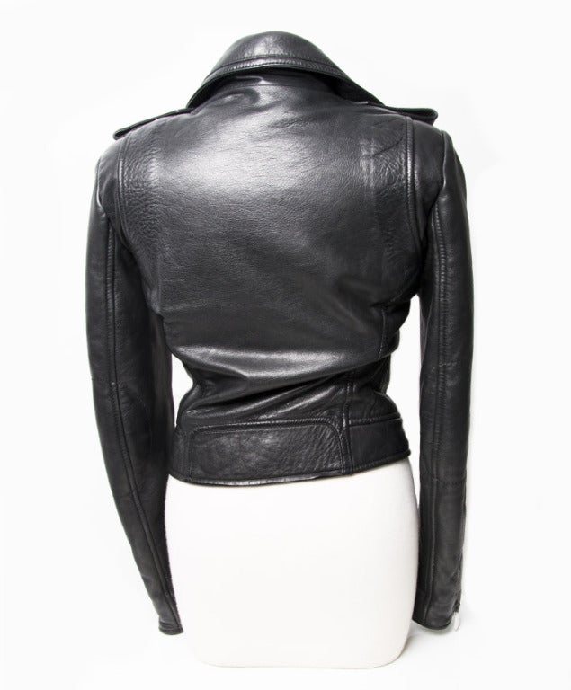Women's Balenciaga Black Leather Jacket