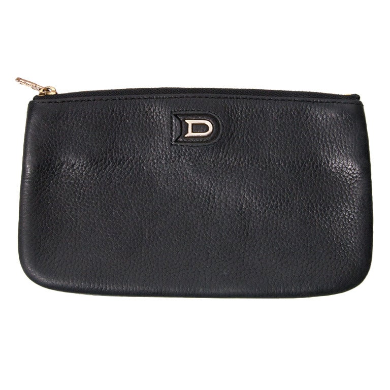 Delvaux Black Leather Pochette