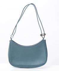 Delvaux Blue Mini Shoulder Bag