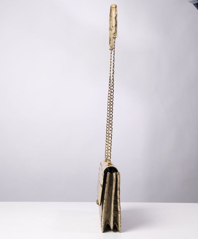 Vintage Handtasche aus Schlangenleder 1
