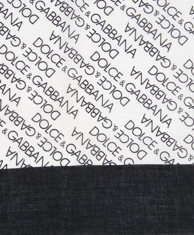 Dolce & Gabbana pareo scarf in a fine cotton