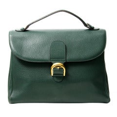 Delvaux Green Handbag
