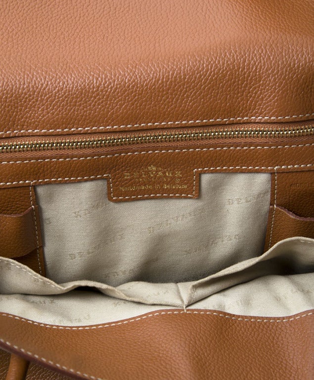 Delvaux Cognac Handbag 2