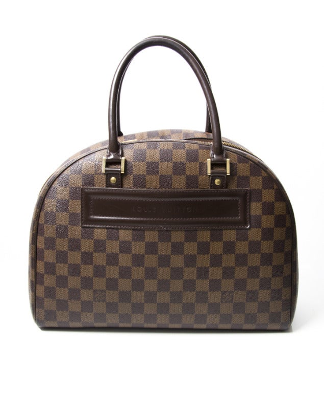 Louis Vuitton Brown Monogram Bowling Bag with golden hardware and one inside pocket. Hardly any signs of wear. 

Handle drop:
5,5