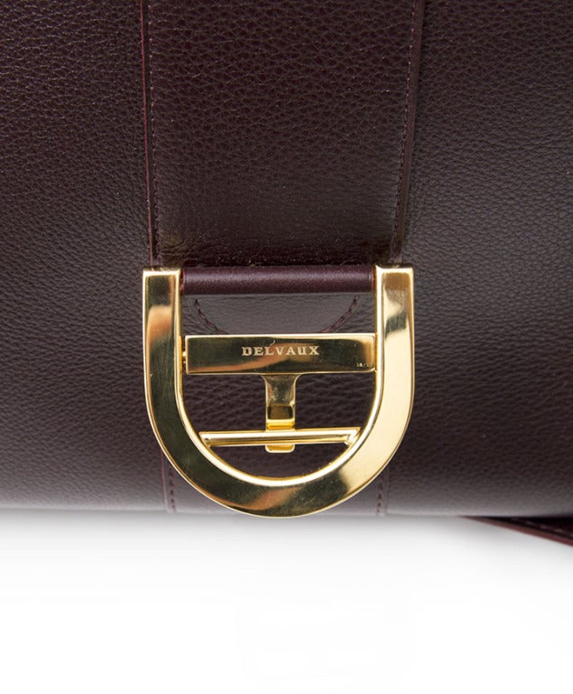 Delvaux Brillant MM Burgundy 6