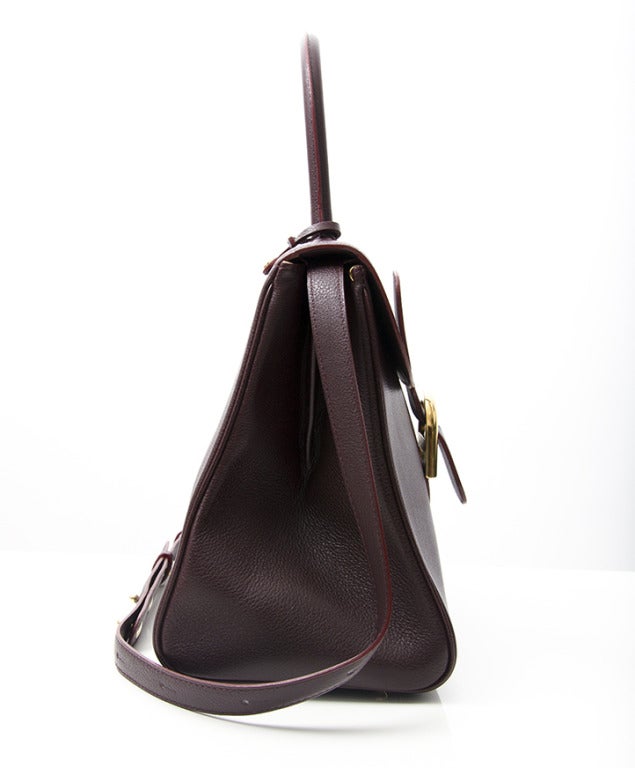 Delvaux Brillant MM Burgundy 2