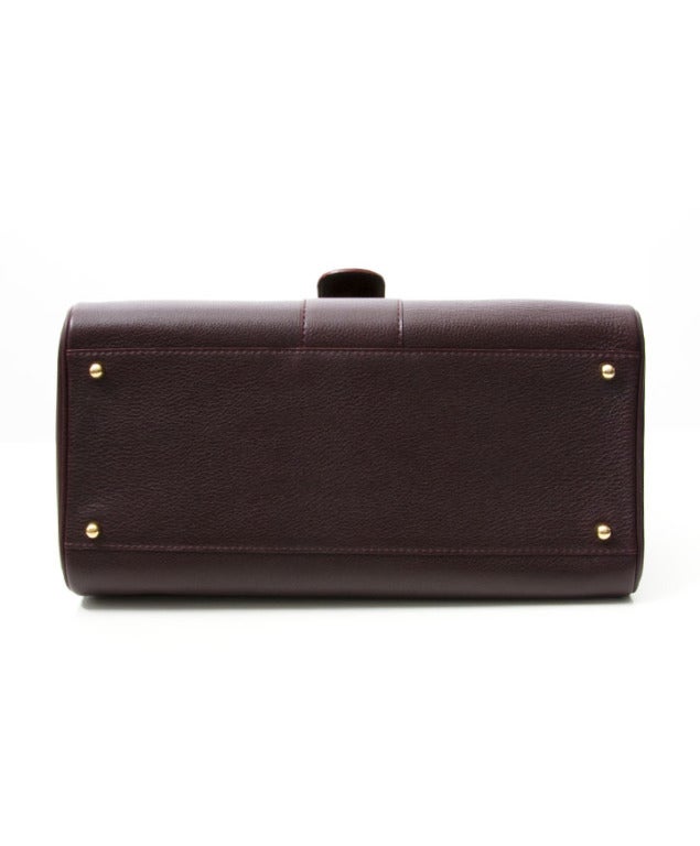 Delvaux Brillant MM Burgundy 4