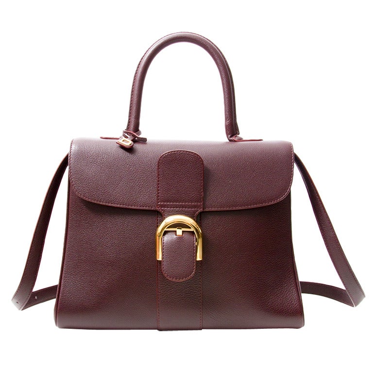 Delvaux Brillant MM Burgundy