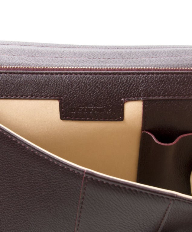 Delvaux Brillant MM Burgundy 1