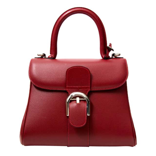 Delvaux Brillant Red MM at 1stDibs