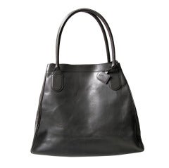 Delvaux Grey Tote Bag