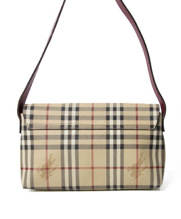 burberry flap shoulder bag