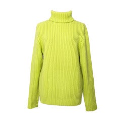 Hermes Neon Green Sweater