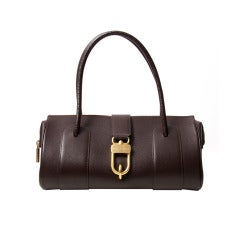 Delvaux Le Georges MM Braune Handtasche