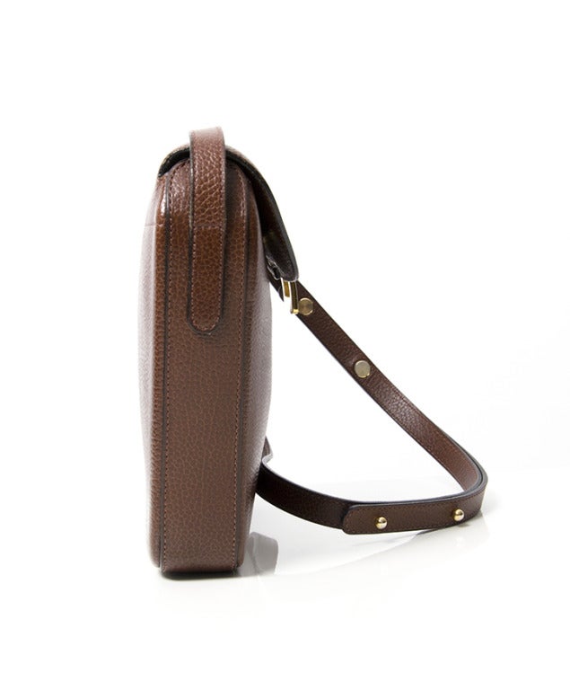 Delvaux Brown Cross Body Bag 1