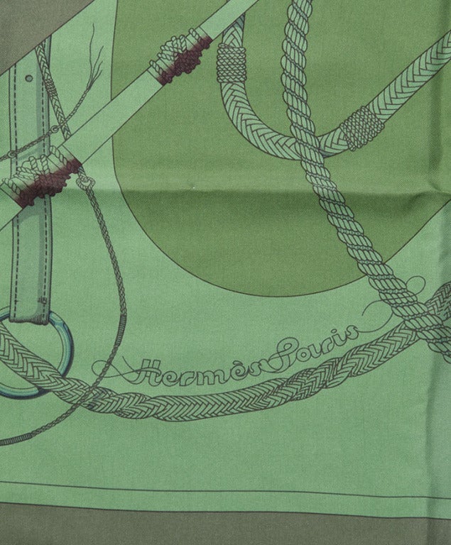 Hermes silk scarf foulard carre 90 