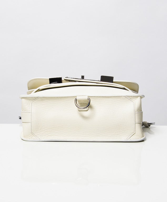 Proenza Schouler PS11 Mini Classic Old Matt White Shoulder Bag In New Condition In Antwerp, BE