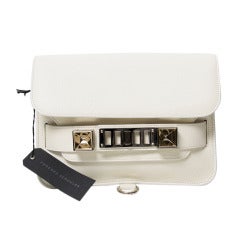 Proenza Schouler PS11 Mini Classic Old Matt White Shoulder Bag