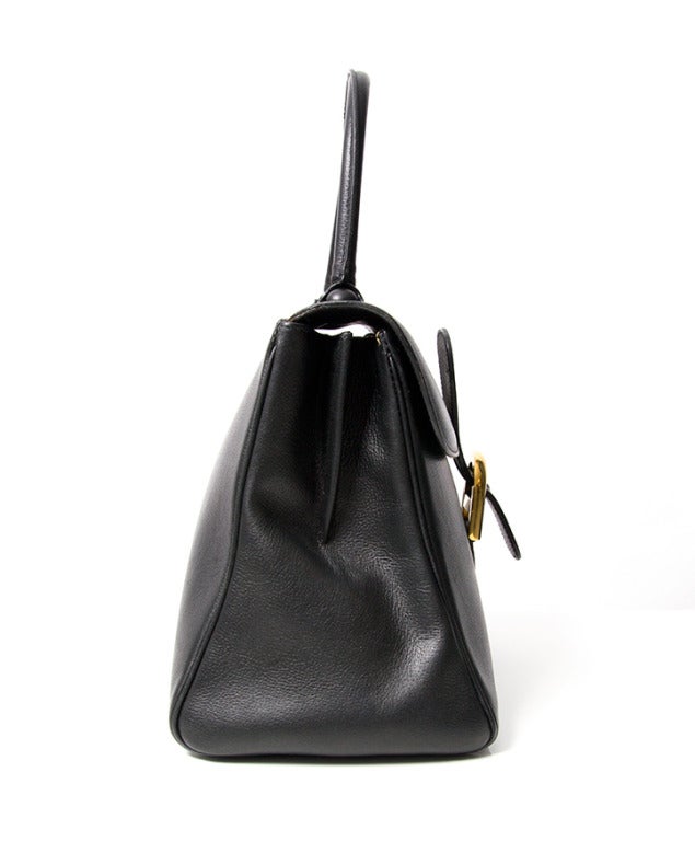 Women's Delvaux Brillant MM Black Gold