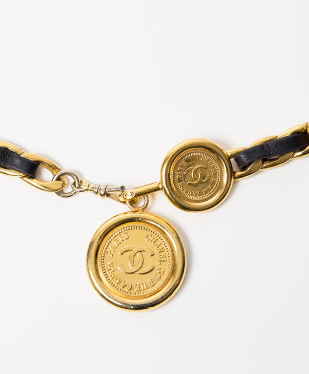 Women's Chanel Gold Chain Belt
