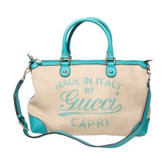 Gucci Canvas Shopper Bag
