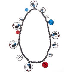 Chanel Multicolor Charm Necklace