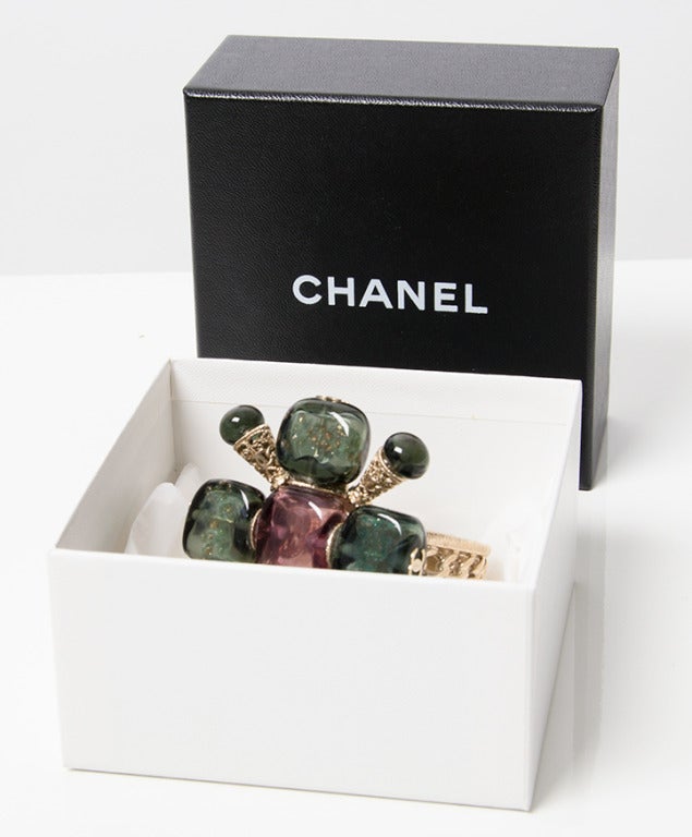 Chanel Giproix Flower Clip Bracelet 2