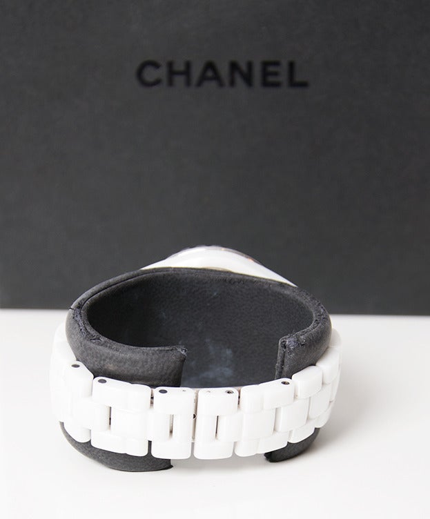 Chanel watch Lady's White Ceramic J12 Automatic Wristwatch 2