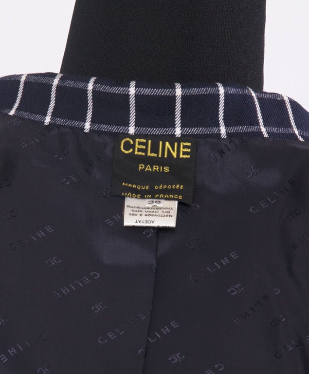 Celine Skirt suit with knee-length pleated skirt 2